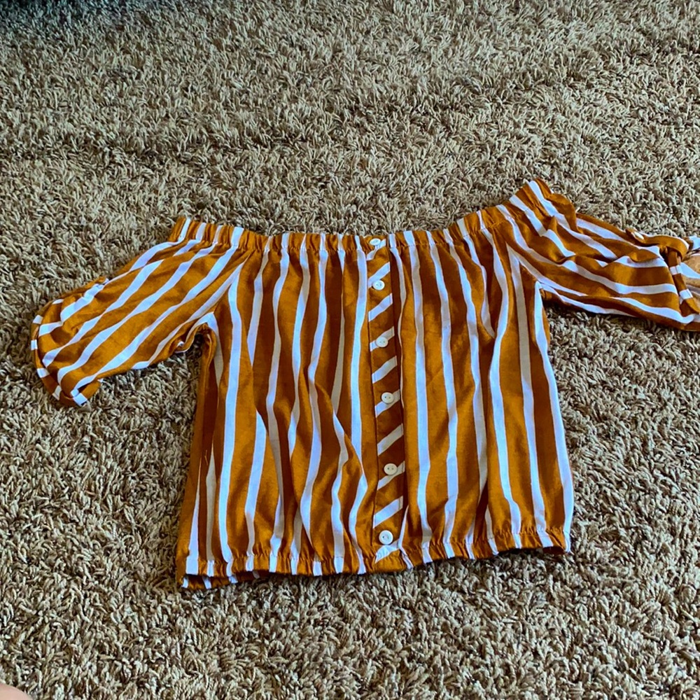 Off the shoulder blouse